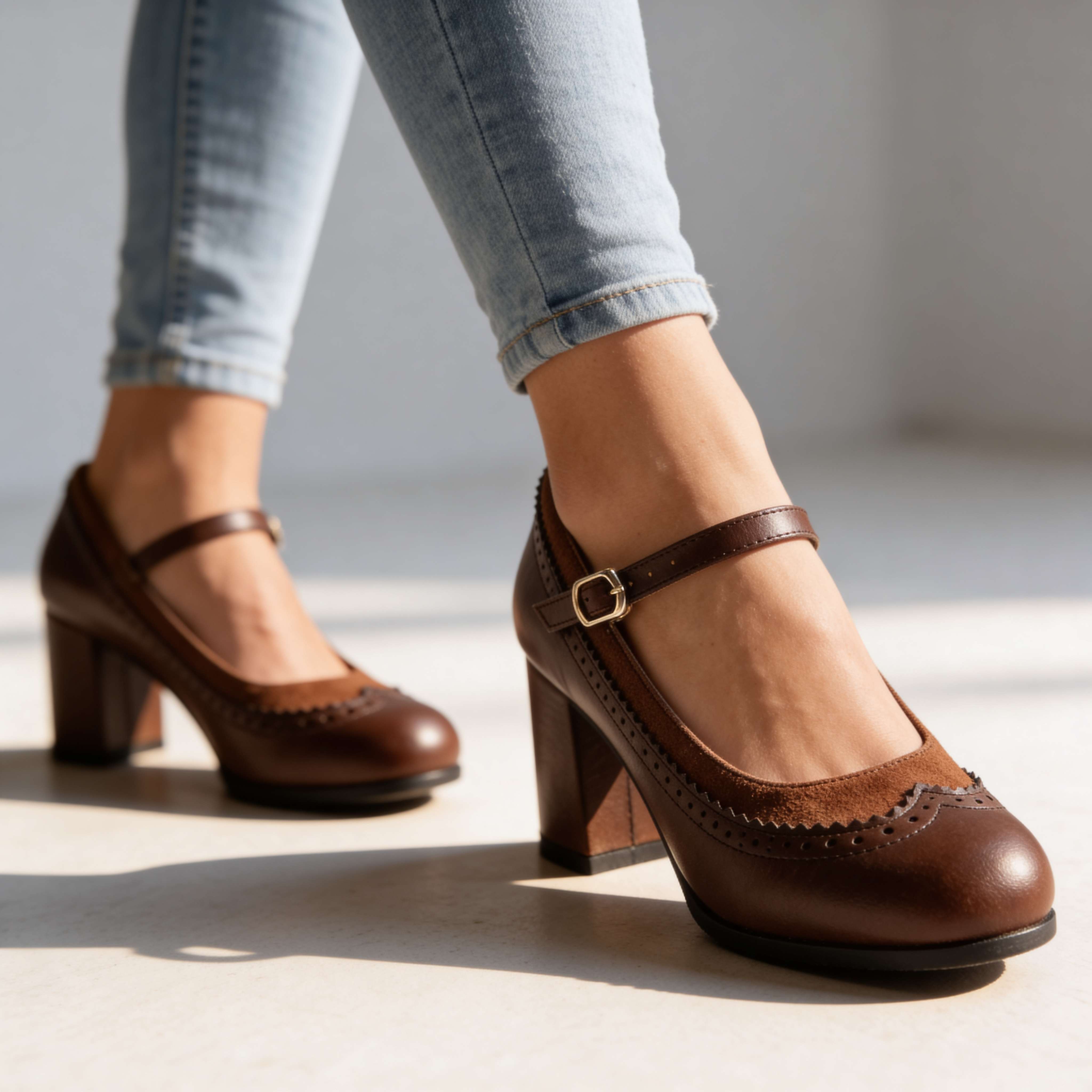 Belle Brogue Loafers