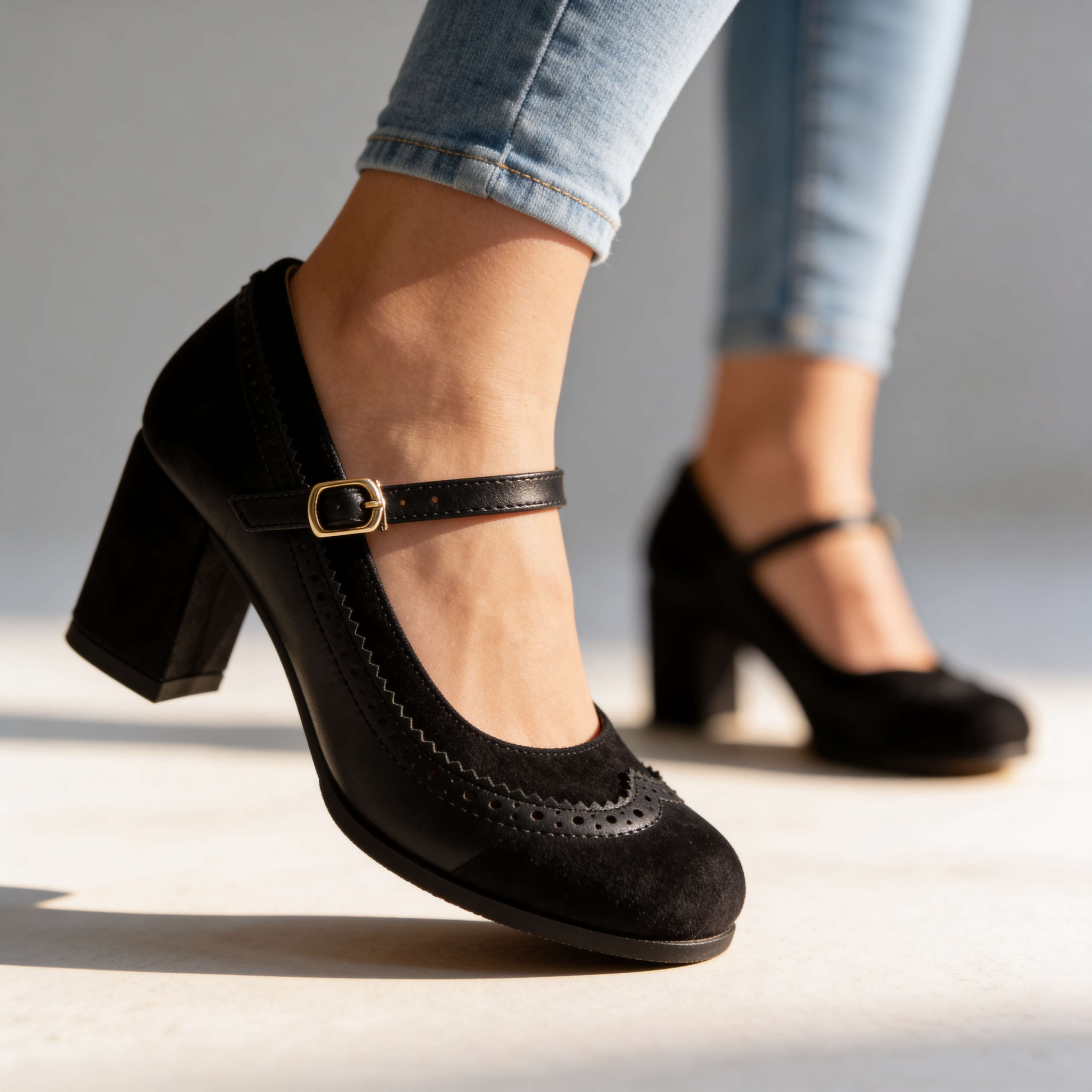 Belle Brogue Loafers
