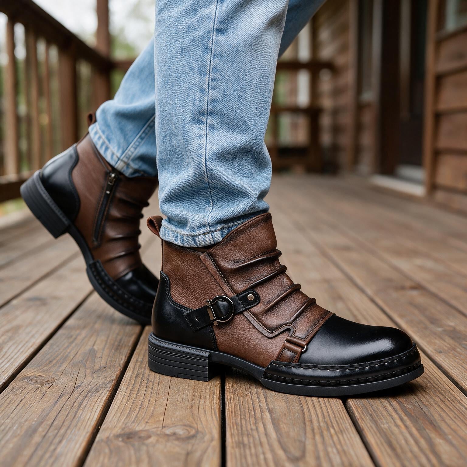 Andrew Morgan Buckle Boots