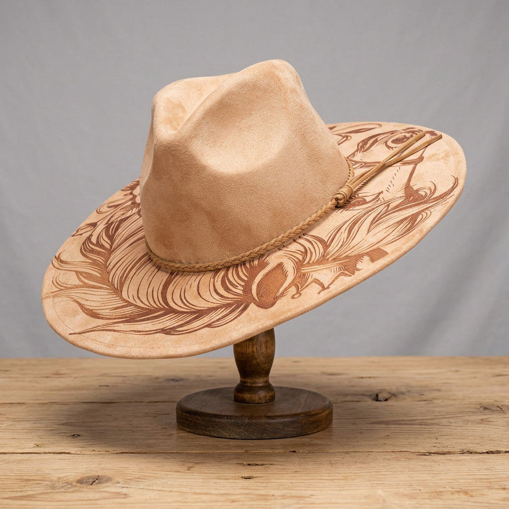 Merry Rose Suede Hat