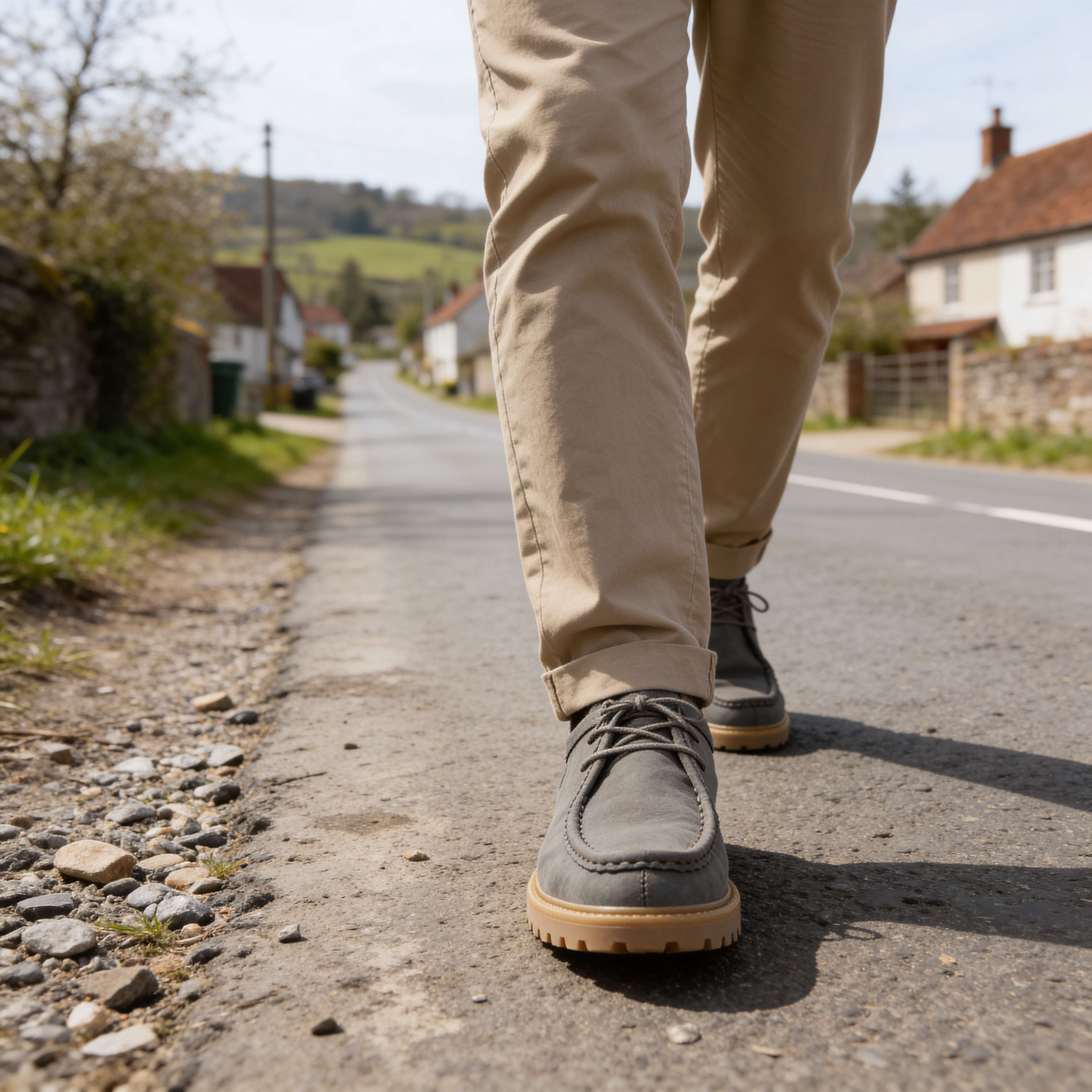 John Mason Leather Moc-Toe