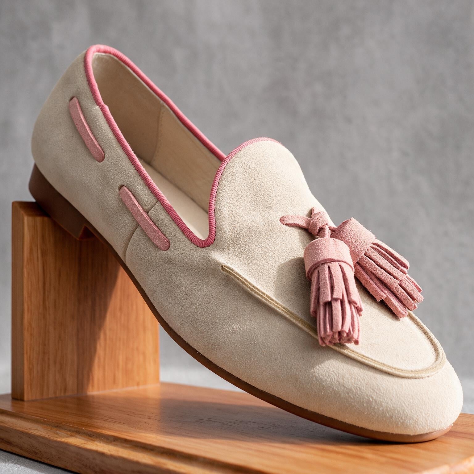 Luciana Suede Tassel Loafers