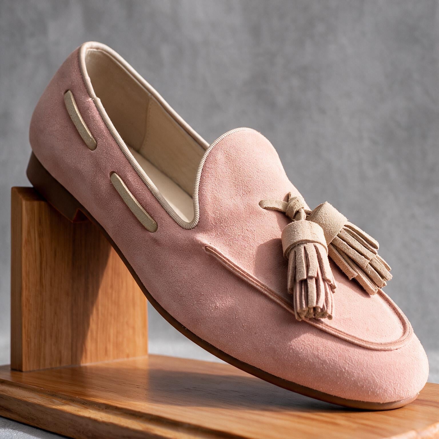 Luciana Suede Tassel Loafers