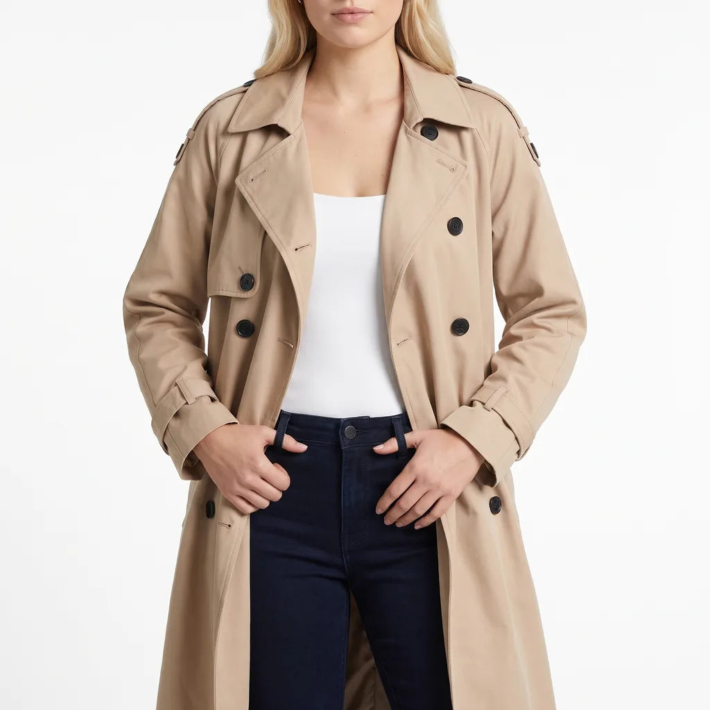Marguerite | Women's Oversized Long Trench Coat