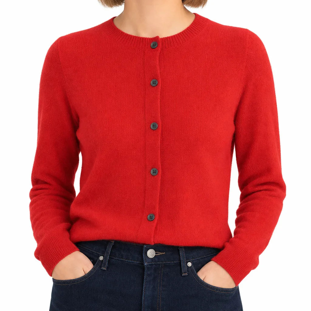 Marianne | Womens Knit Wool Cardigan Sweater