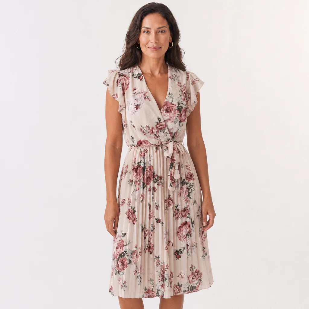 Marielle | Womens Fall Floral Boho Dress