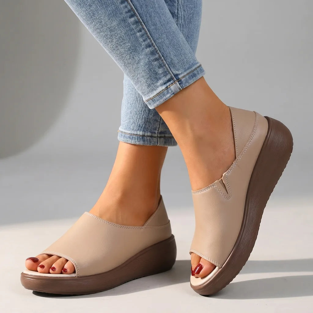 Marina Open-Toe Platform Sandals