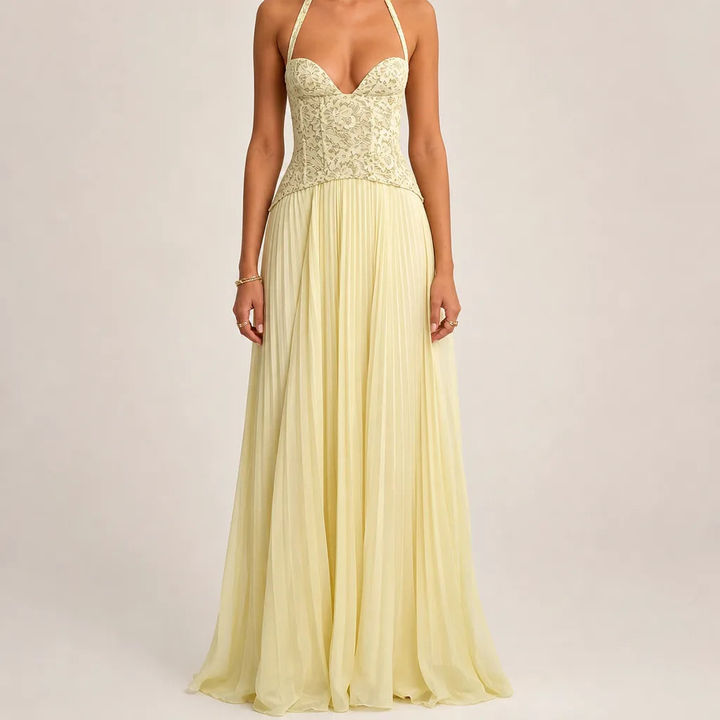 Marisol | Womens Homecoming Lace Maxi Dress