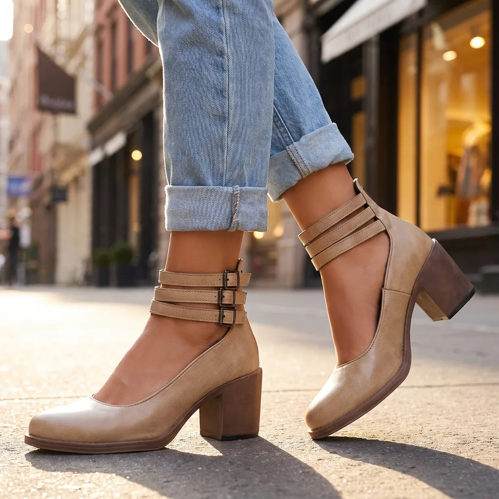 Marlow | Womens Fall Ankle Strap Booties