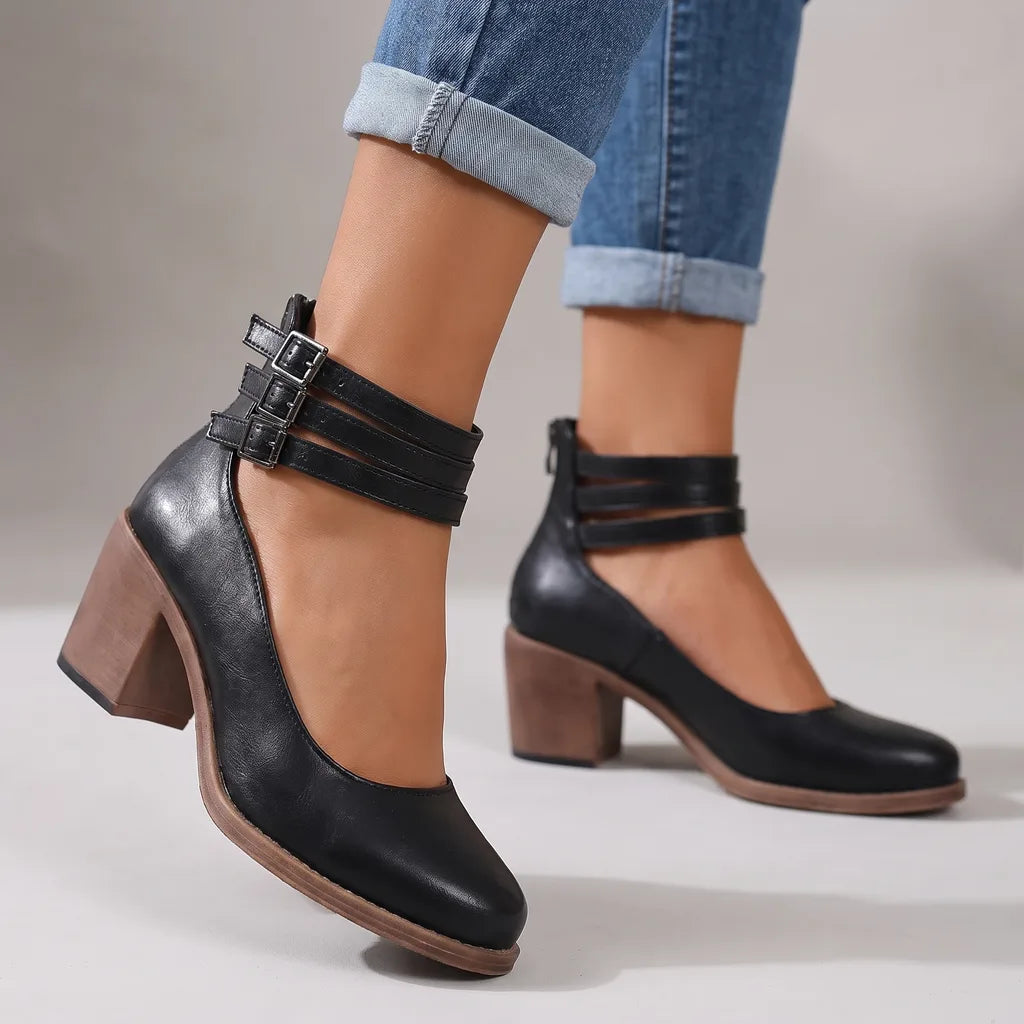 Marlow | Womens Fall Ankle Strap Booties