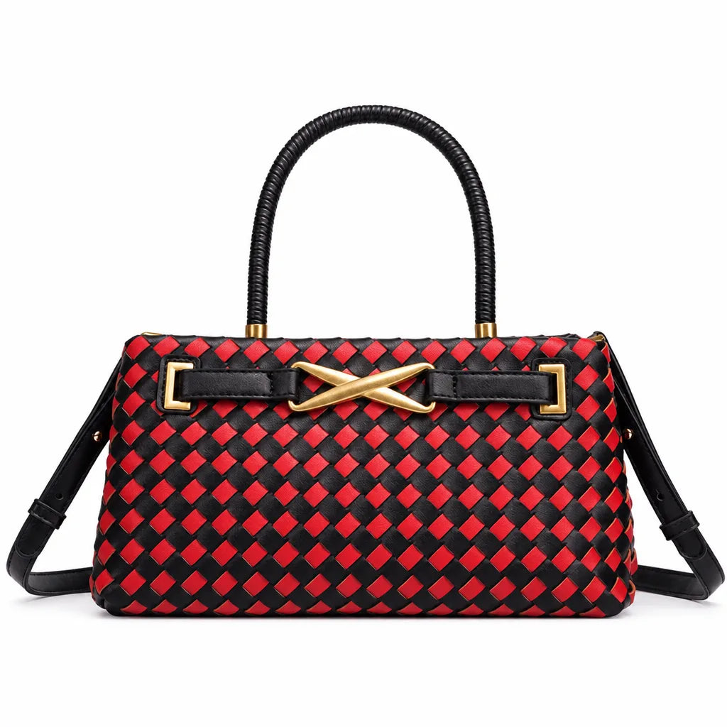 Maya Woven Shoulder Bag