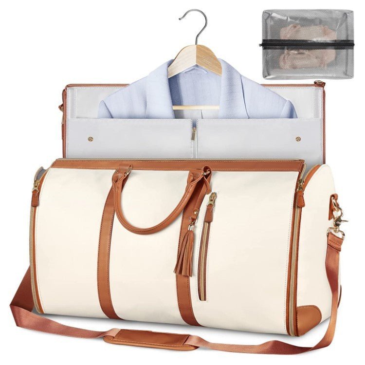 Men's and Women's Large Capacity Folding Suit Travel Duffle Bag - By Qivii