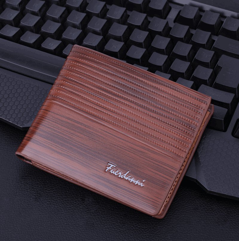 Men's Embossed Multi-Card Wallet - By Qivii