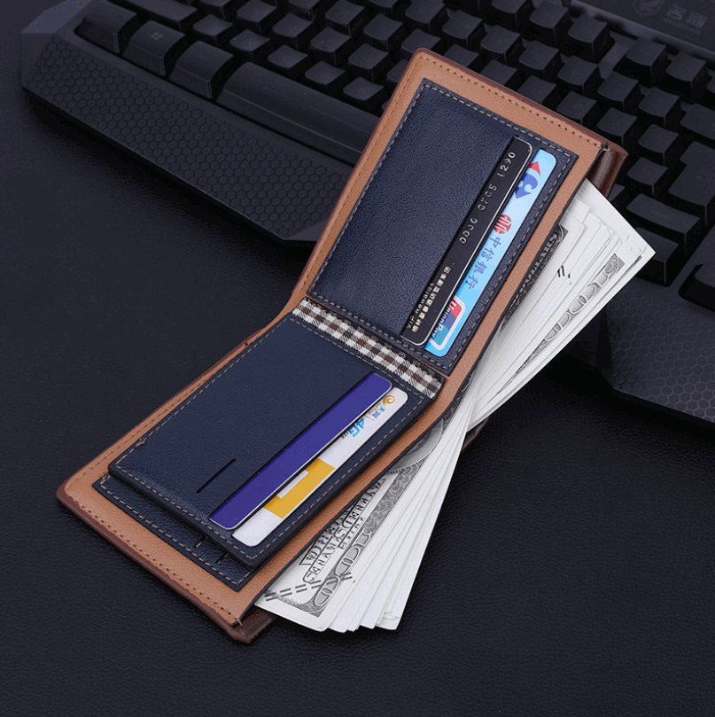 Men's Embossed Multi-Card Wallet - By Qivii