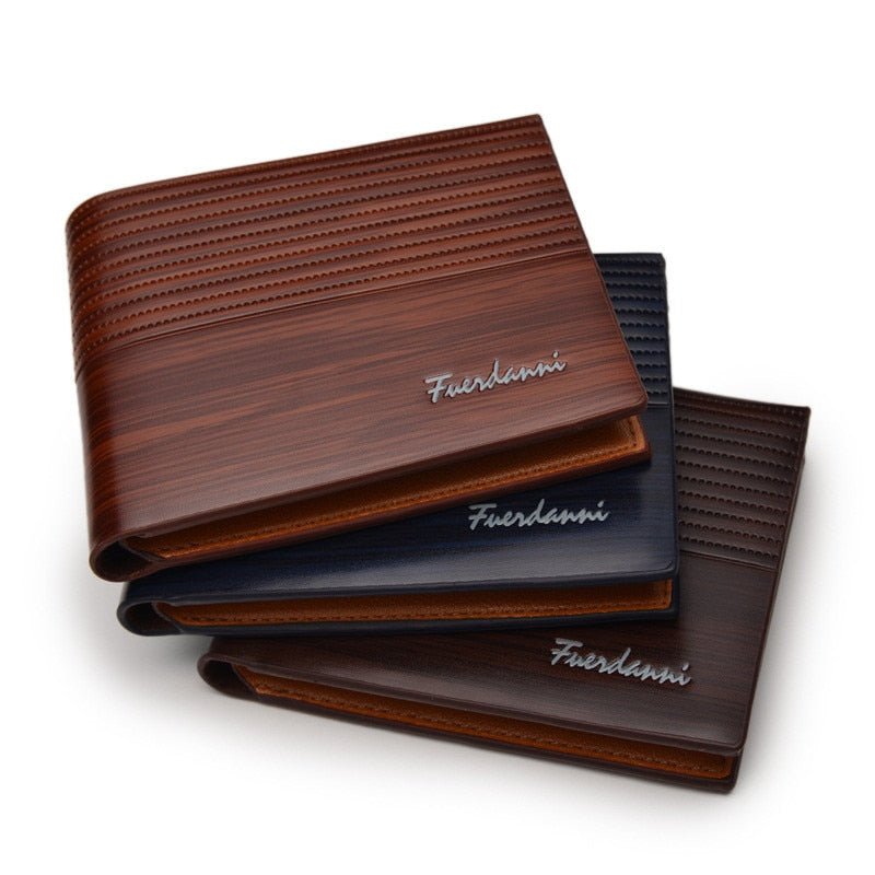 Men's Embossed Multi-Card Wallet - By Qivii