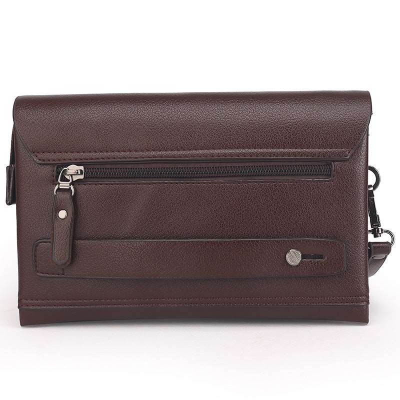 Men's Leather Business Carry Bag - By Qivii
