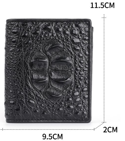 Men's Luxury Crocodile Leather wallet - By Qivii