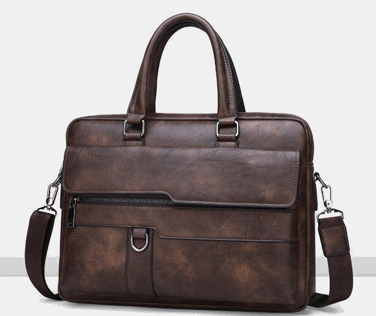 Men's Premium Business Synthetic Leather Bag - By Qivii