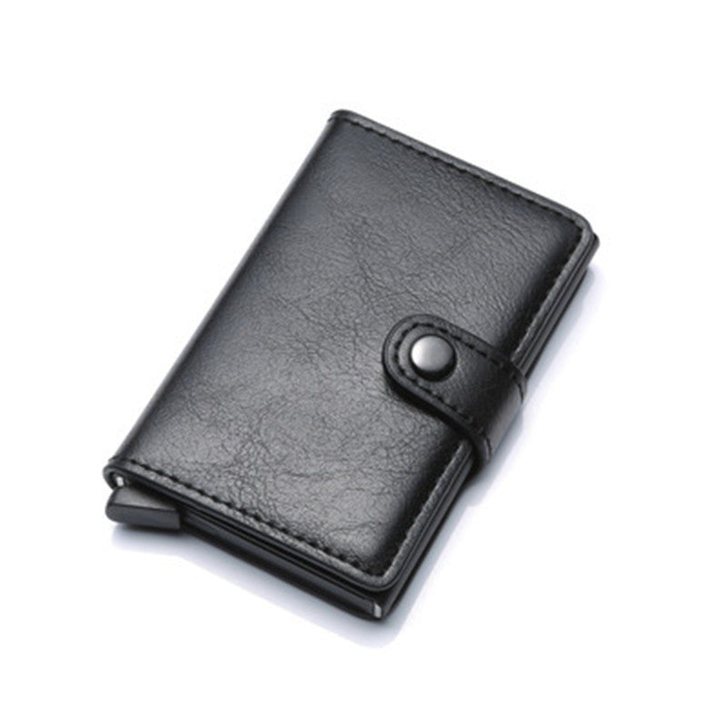 Men's RFID Anti-theft Aluminum Synthetic Leather Wallet - By Qivii