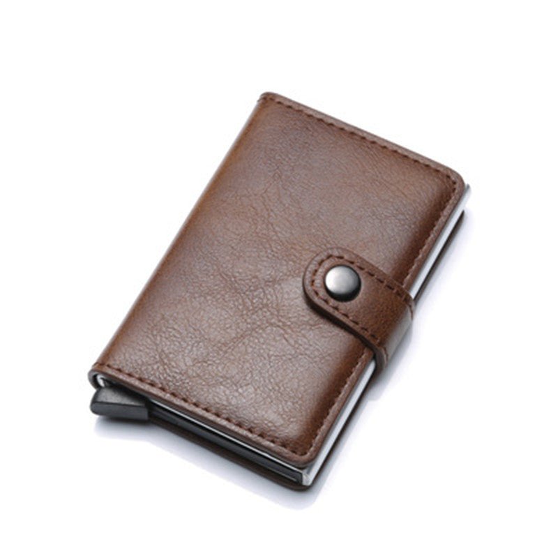 Men's RFID Anti-theft Aluminum Synthetic Leather Wallet - By Qivii