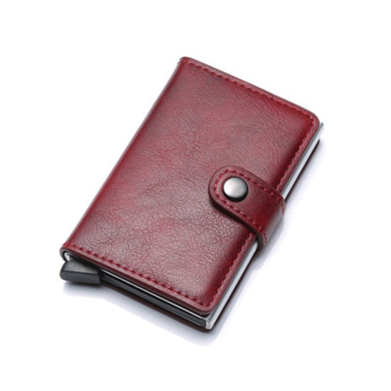Men's RFID Anti-theft Aluminum Synthetic Leather Wallet - By Qivii