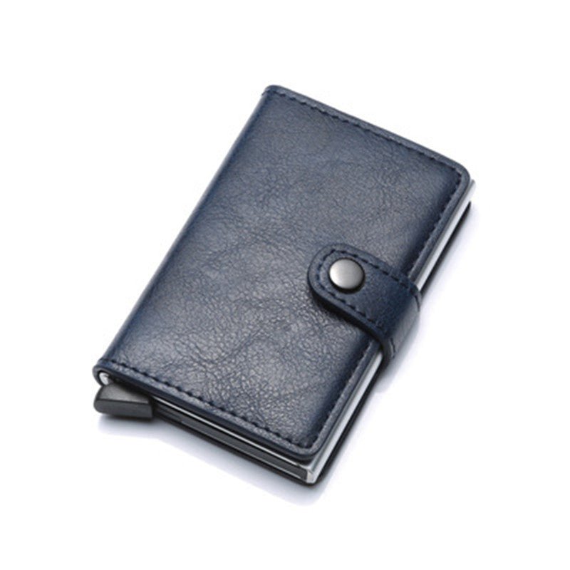 Men's RFID Anti-theft Aluminum Synthetic Leather Wallet - By Qivii