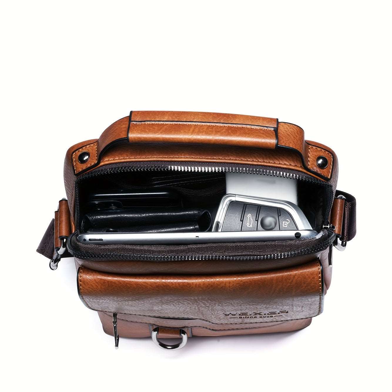 Men's Shoulder Crossbody Messenger Bag - By Qivii