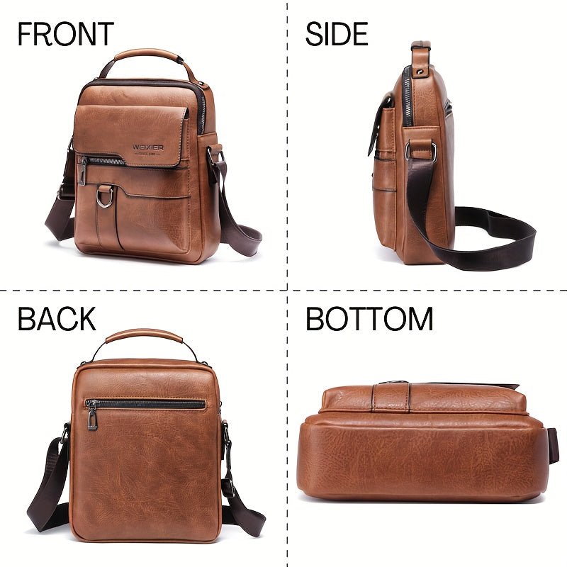 Men's Shoulder Crossbody Messenger Bag - By Qivii