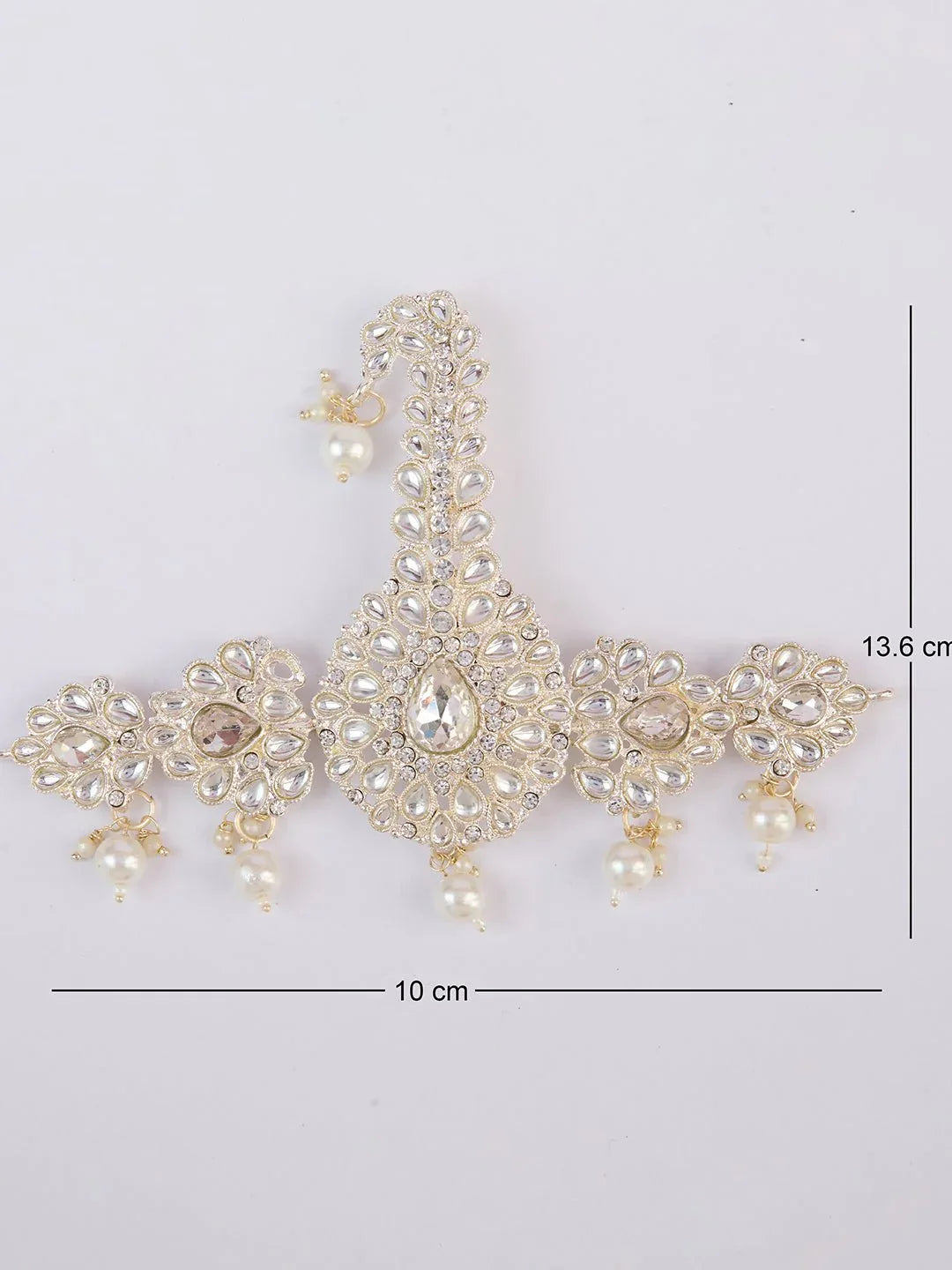 Men's Silver Kundan Polki Kalangi