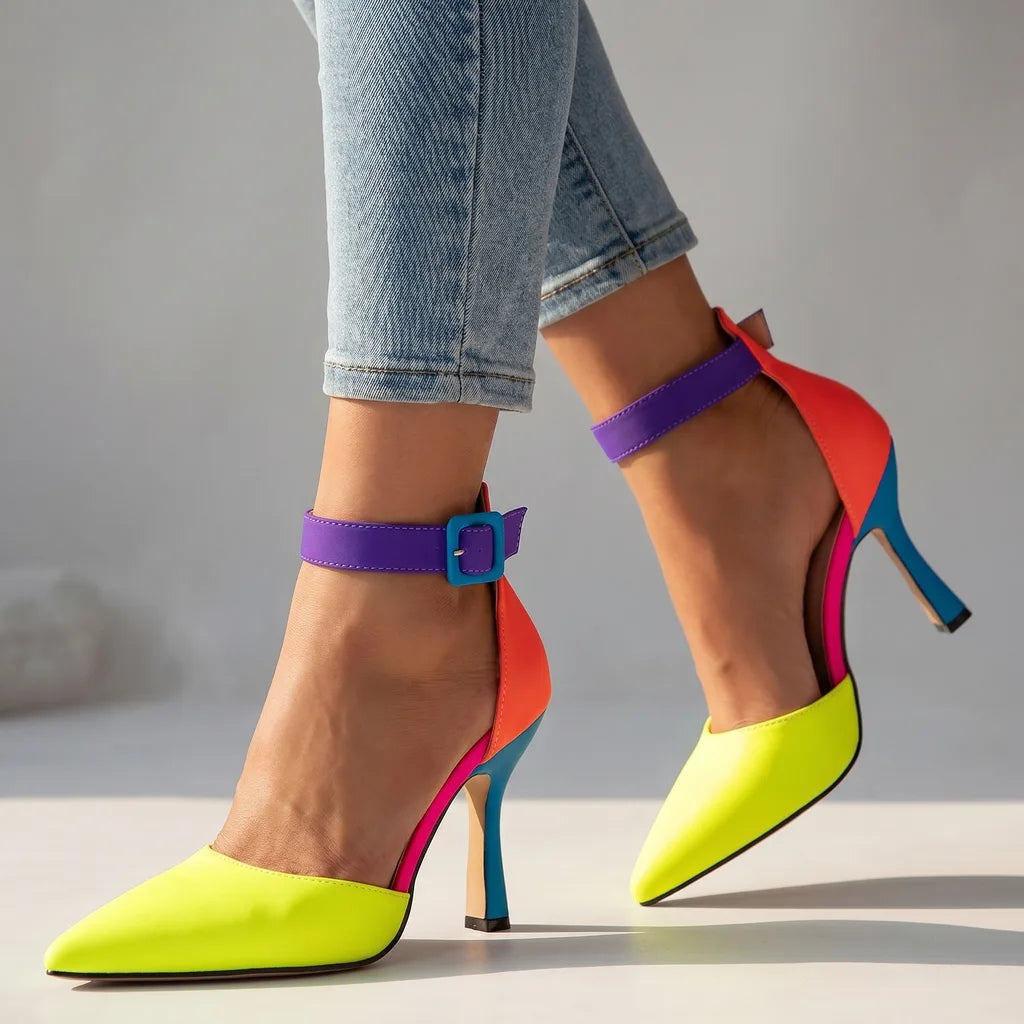 Mila Colorblock Stiletto Heels