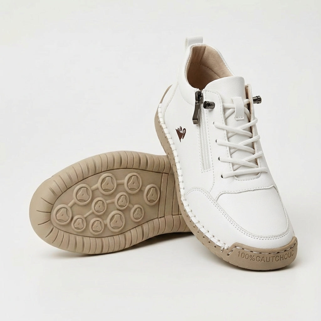 Mila – Komfortable orthopädische Sneakers + Reißverschluss - By Qivii