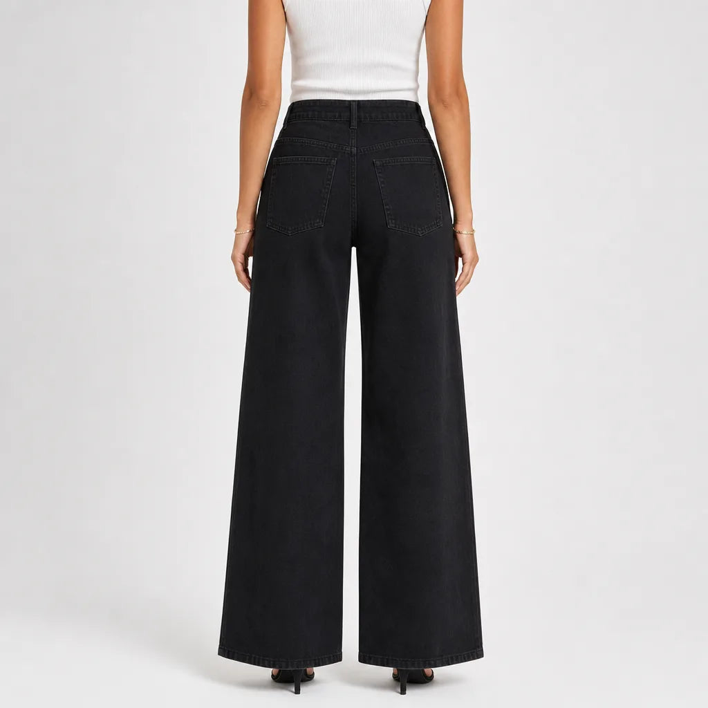 Myah | Womens Baggy Wide Leg Jeans