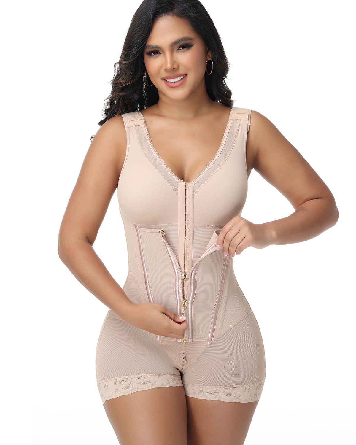 Shapshe® Fajas Colombianas Hourglass Double Control Body Shaper