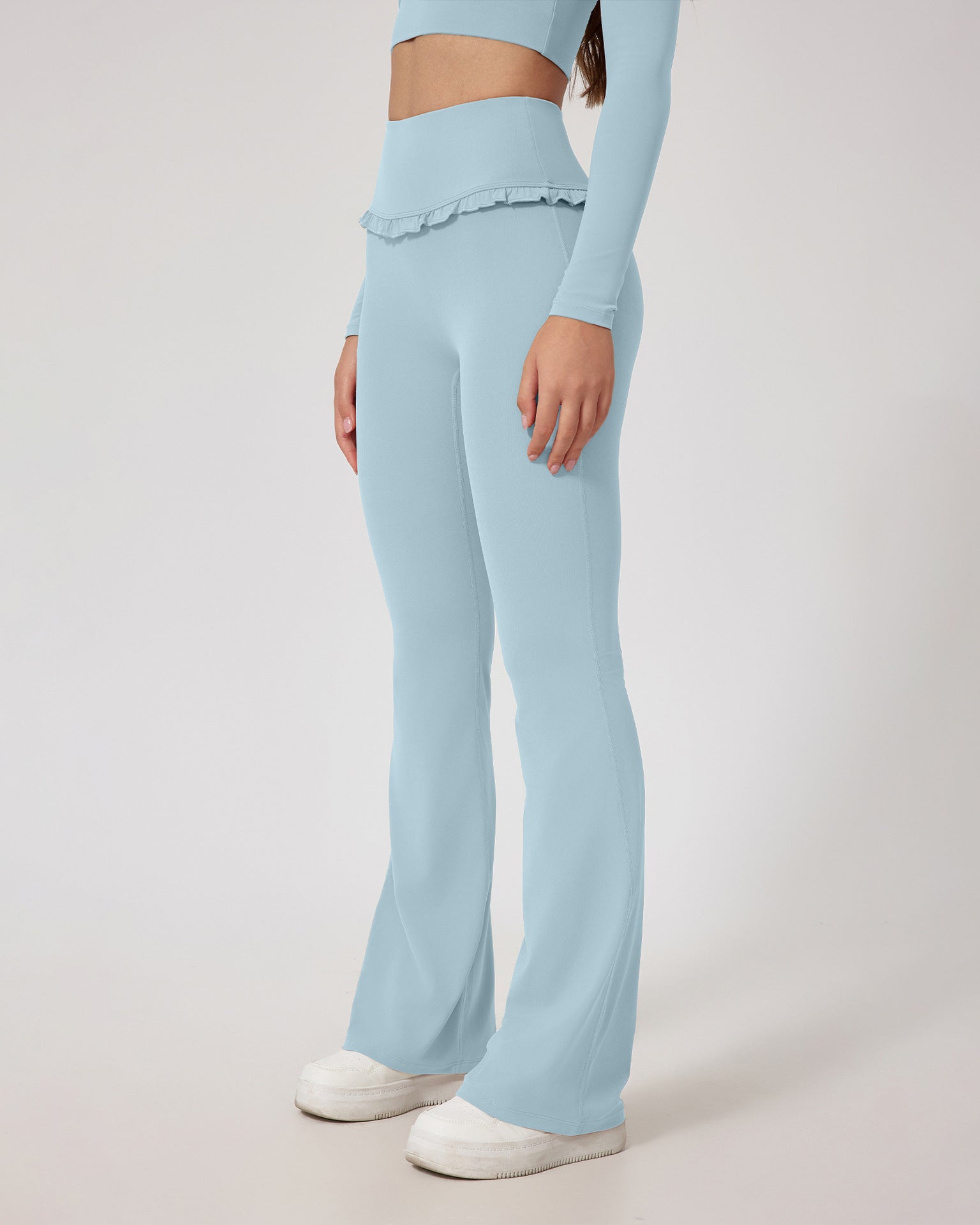 Ballet Ruffled Flare Leggings - By Qivii