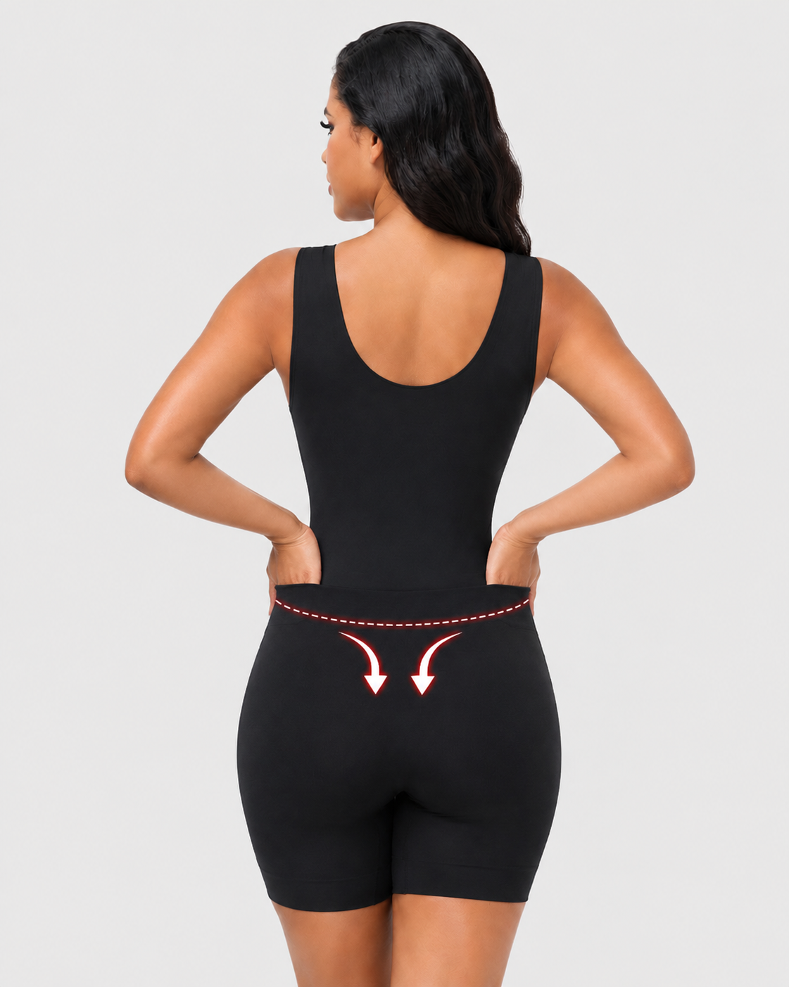 High Compression Seamless Tummy Control Butt Lifting Zipper Shapewear