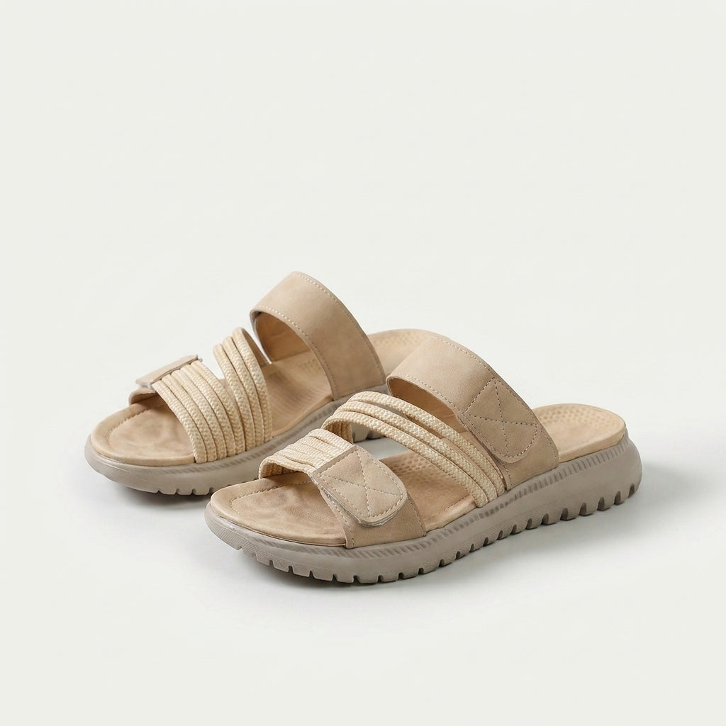Cleo - Sportliche Komfort-Sandale mit Plateausohle - By Qivii