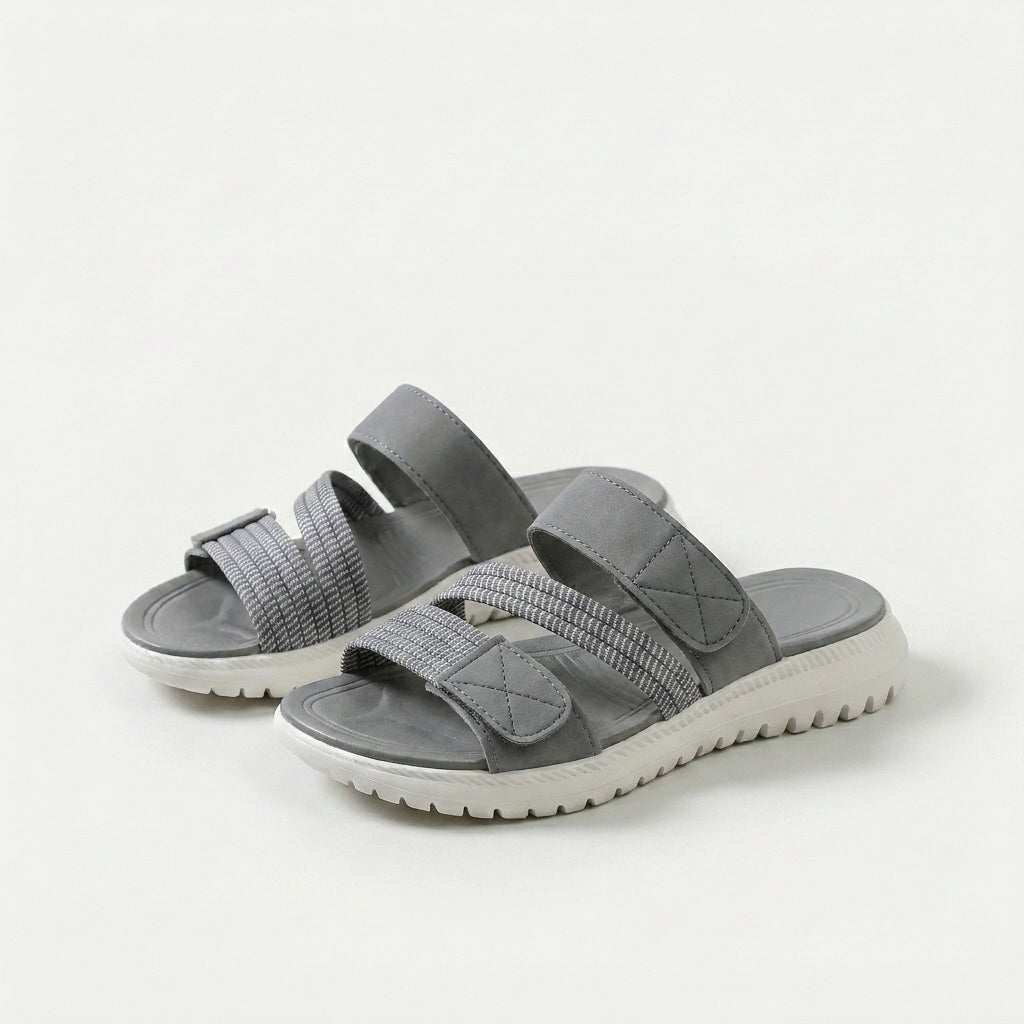 Cleo - Sportliche Komfort-Sandale mit Plateausohle - By Qivii
