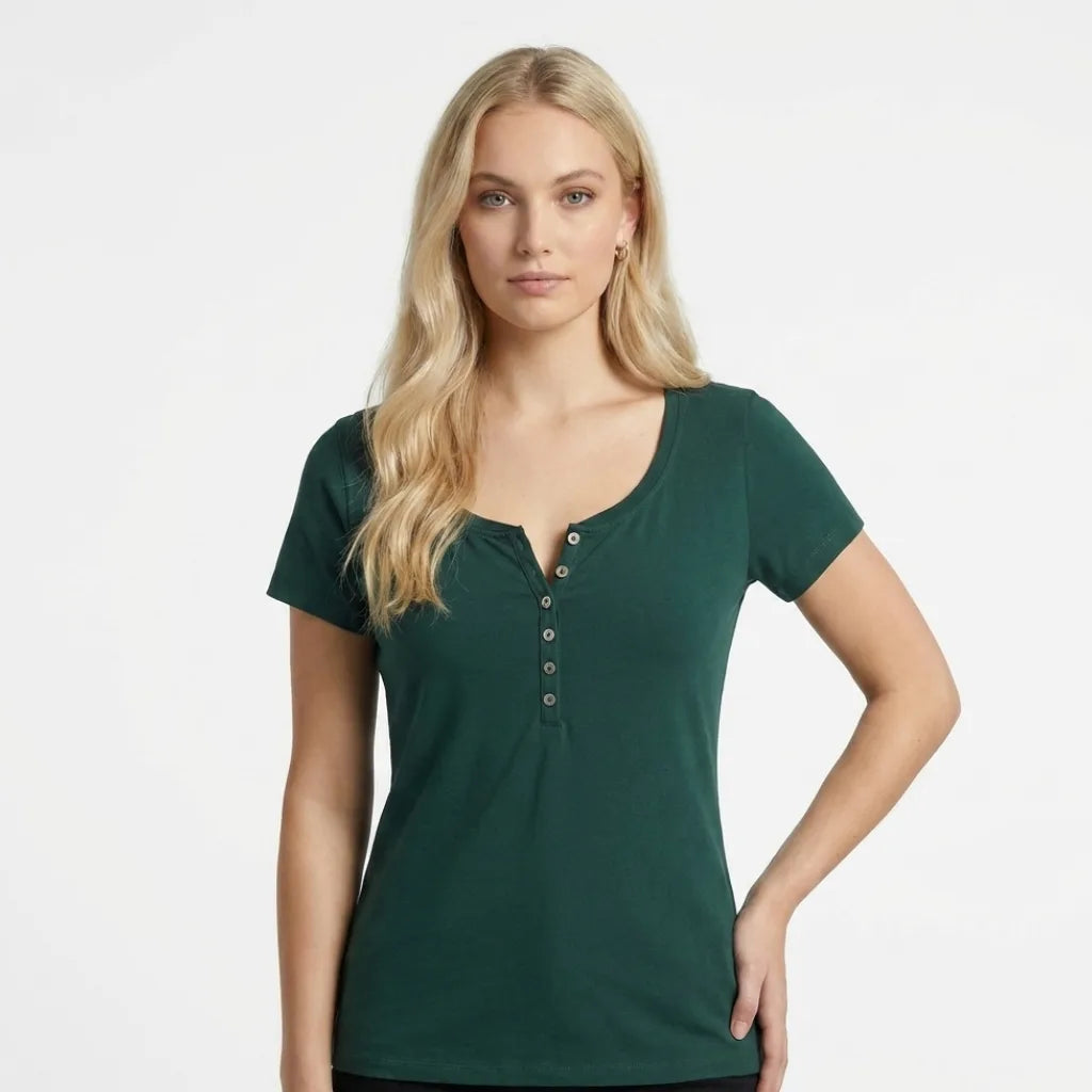 Natalia V Neck Tee