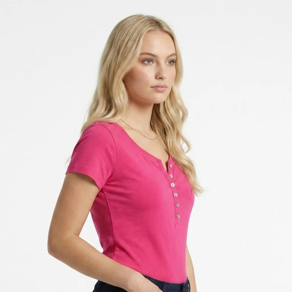 Natalia V Neck Tee