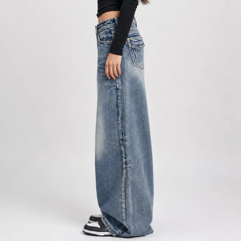 Nora | Womens Baggy Wide Leg Jeans