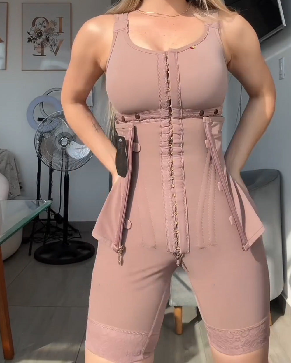 Women's Full Body Tummy Control Body Shaper Fajas Colombianas