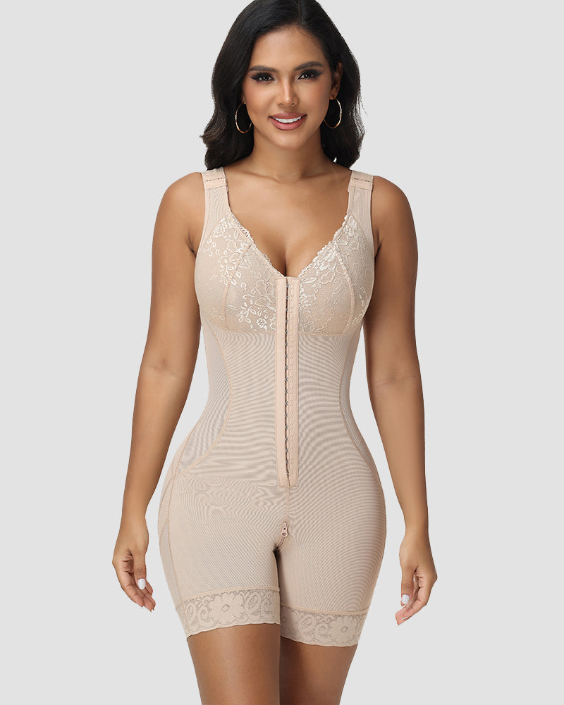 Shapshe® Lace-Accented High Compression Full Body Faja