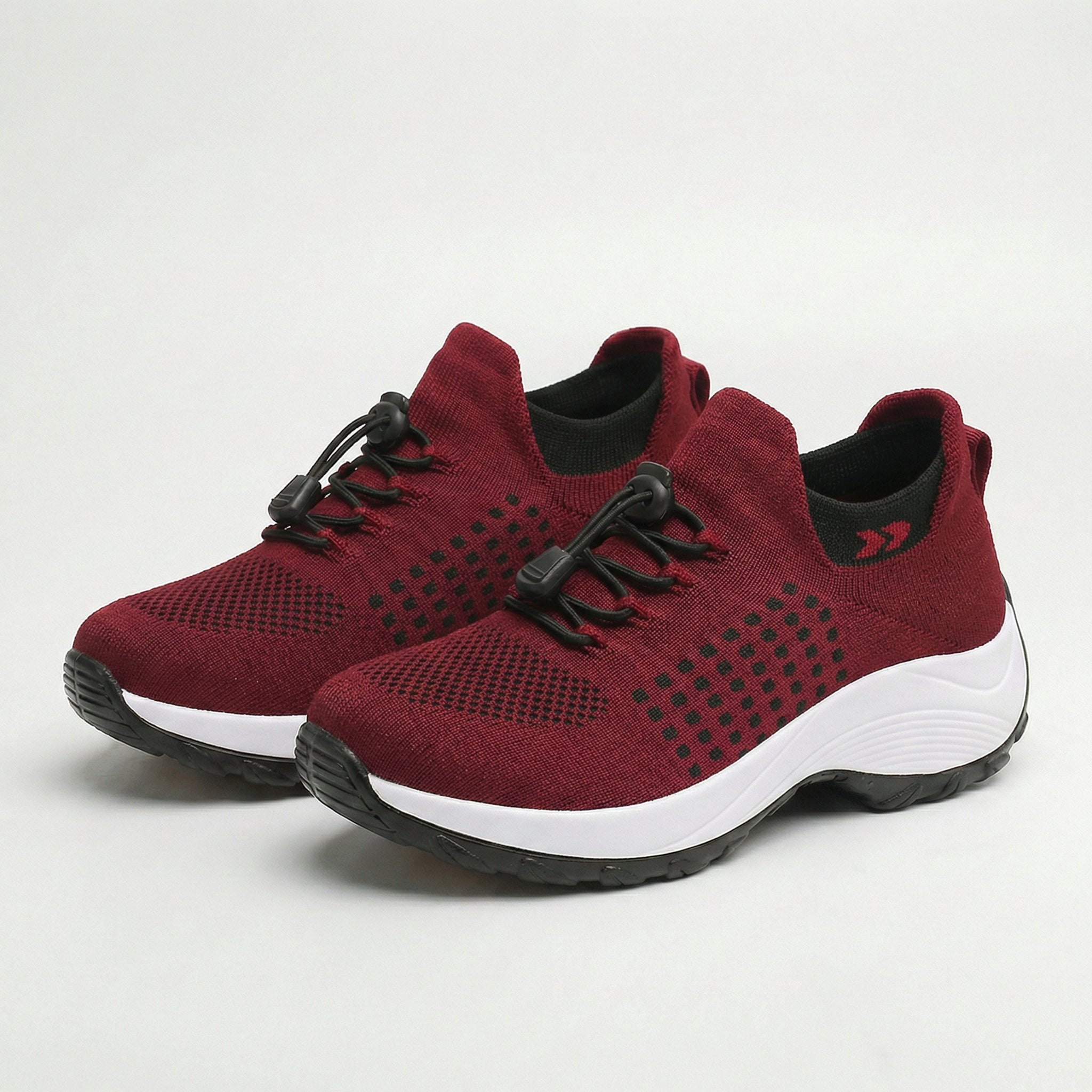 Friedensfuß Orthopädische Schuhe - Rot - By Qivii
