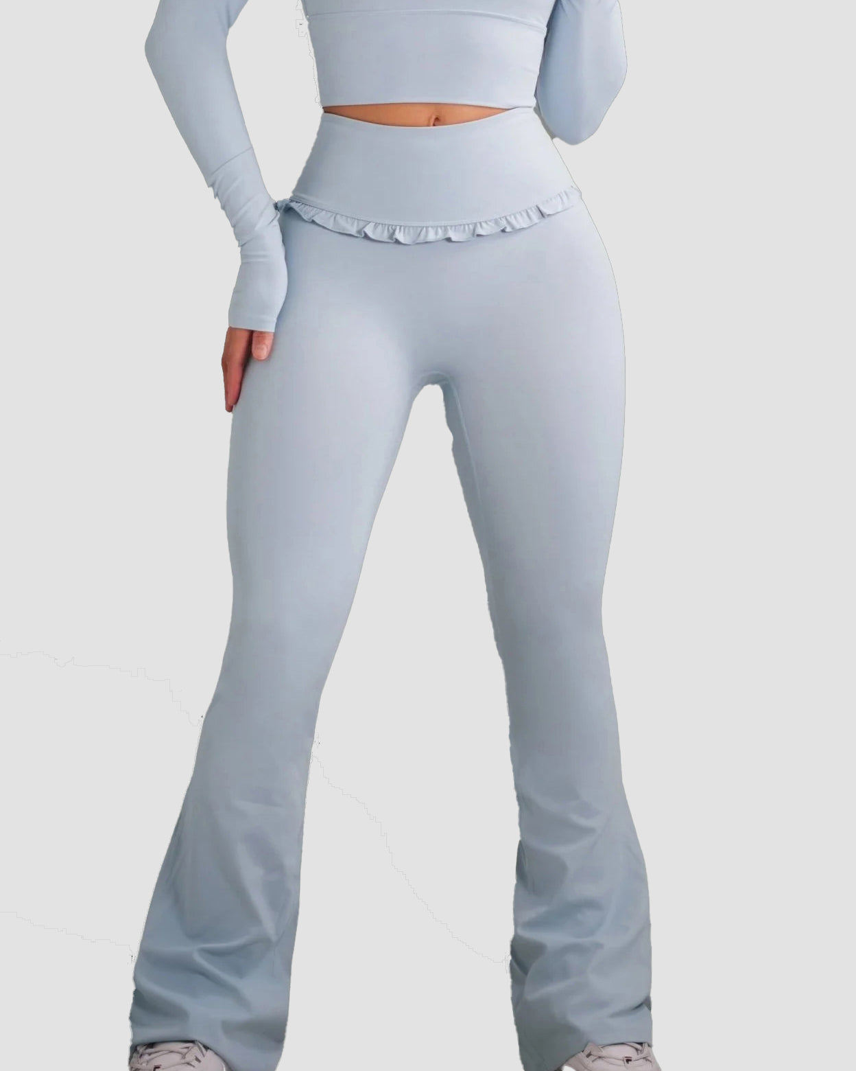 Ballet Ruffled Flare Leggings - By Qivii