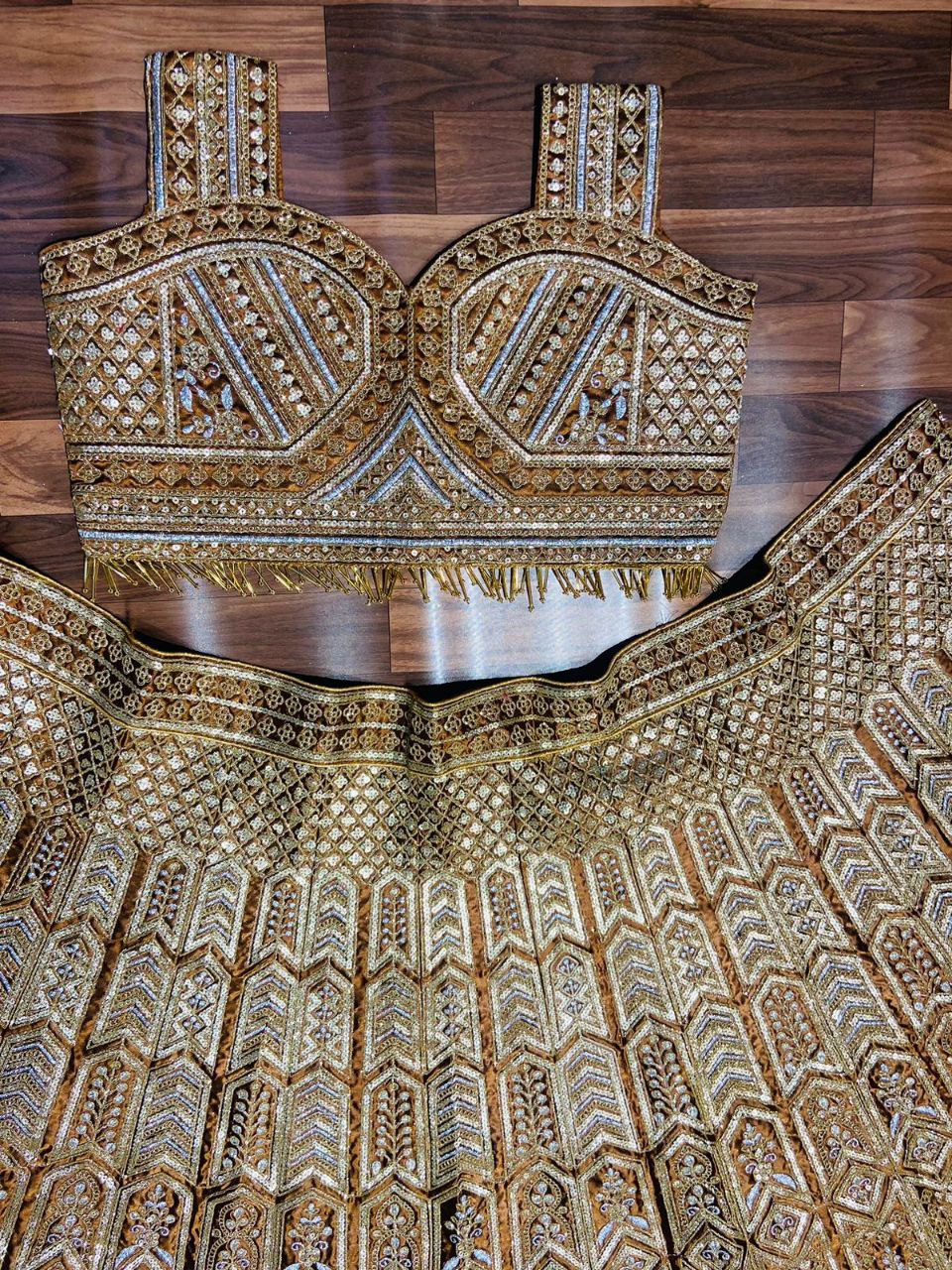 Brown Premiums Heavy Malai Silk Embellished With Beautiful Coding ,Zari And Sequins Work | Ready To Wear - qivii