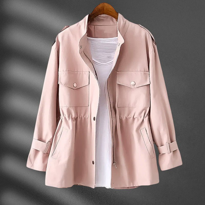 Hannah Waist Slimming Windbreaker - By Qivii