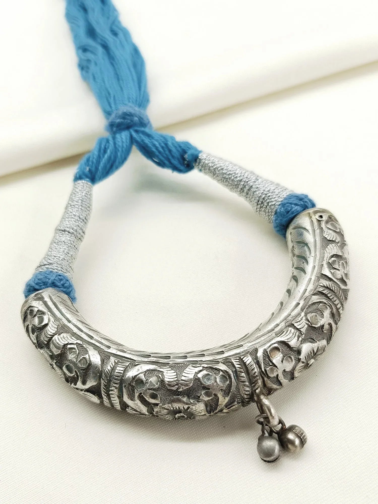 Shanvika Firozi Oxidized Bajubandh