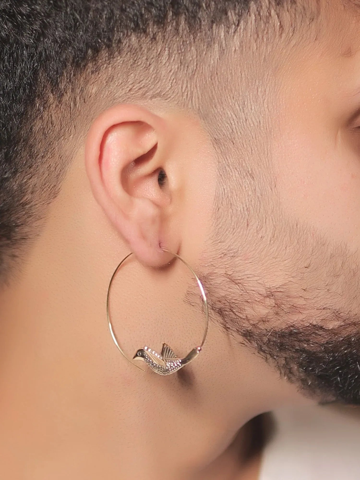 Anugya Golden Western Earrings
