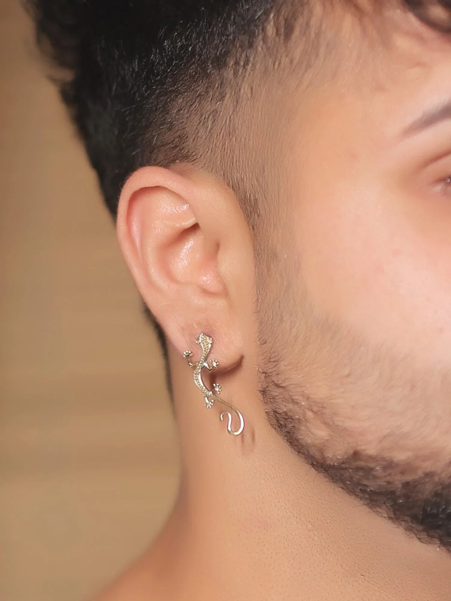 Rasam Golden Western Earrings