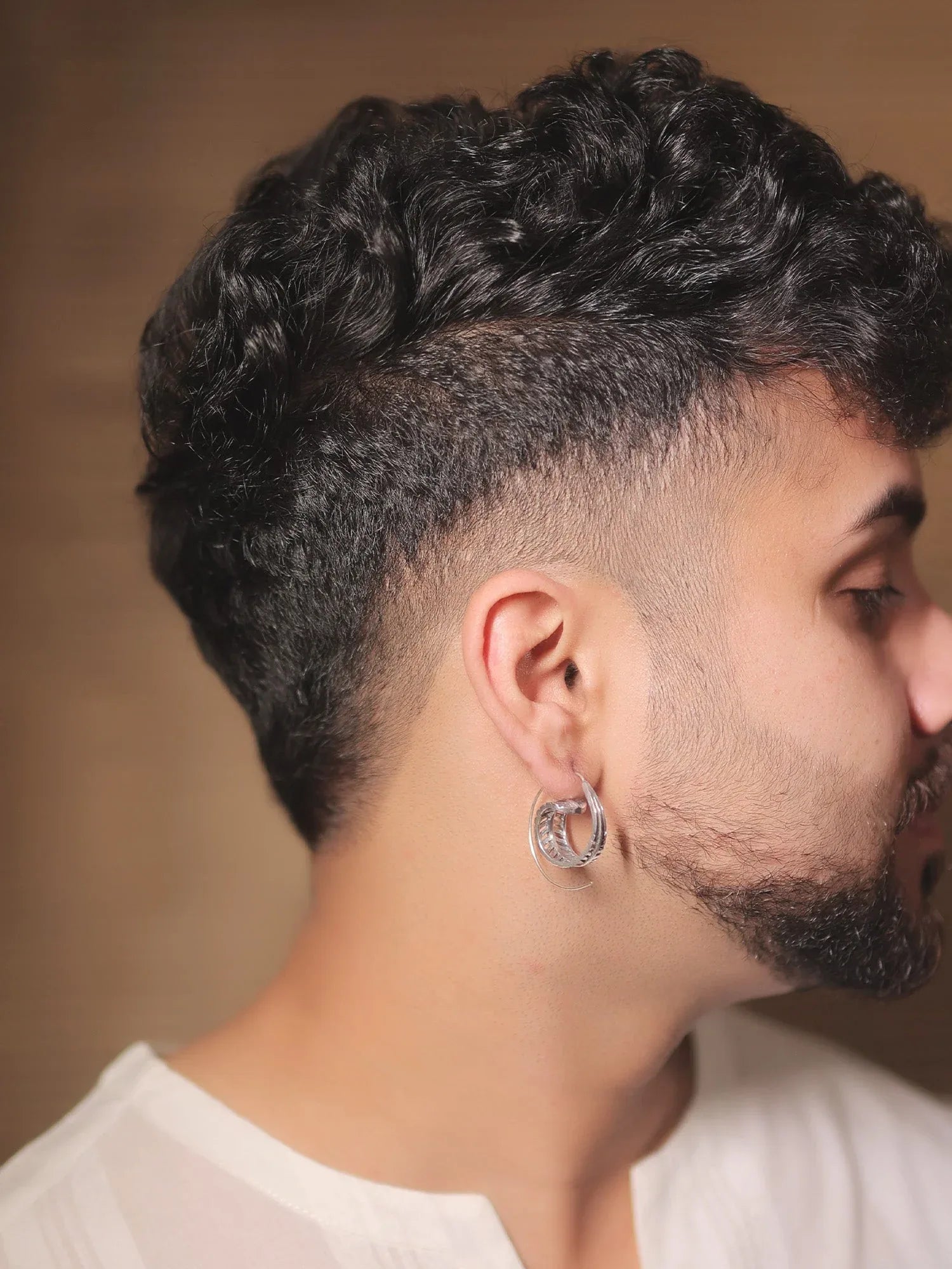 Ishnoor Silver Western Earrings